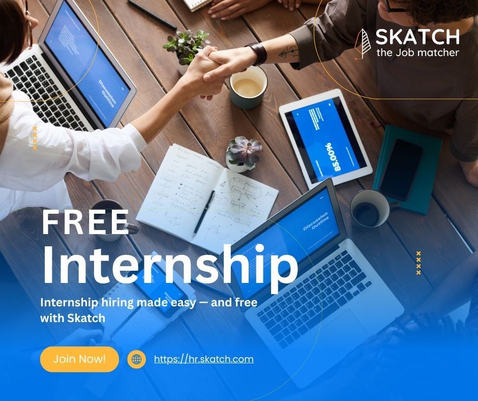 Free internship posting on Skatch